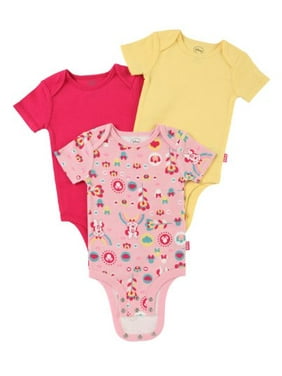 24 MONTH NEW BABY DISNEY 2 PACK BODYSUIT BLACK /& PINK BATGIRL WHITE PRINT 3-6M